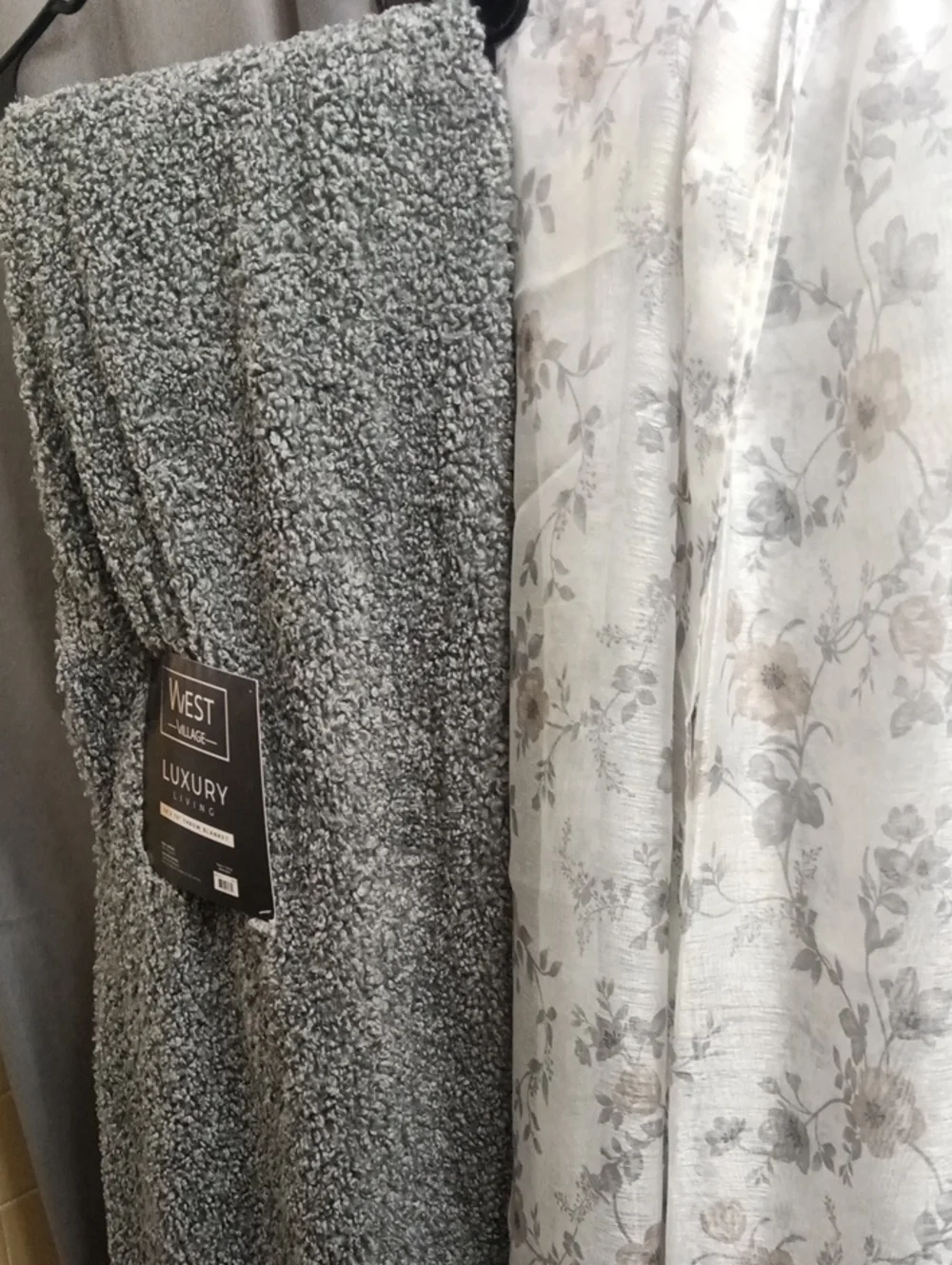 West Village Throw  with Matching Curtains